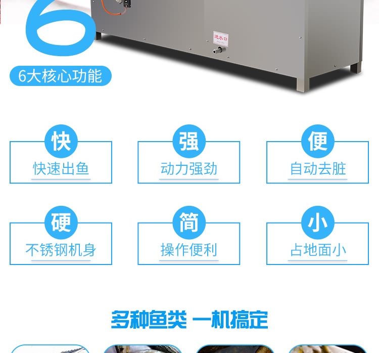 艾博馳ABCH-130L立式殺小魚機(去內(nèi)臟)9