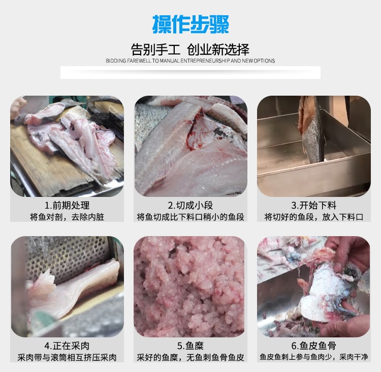 艾博馳ABCH-C22魚肉采肉機15