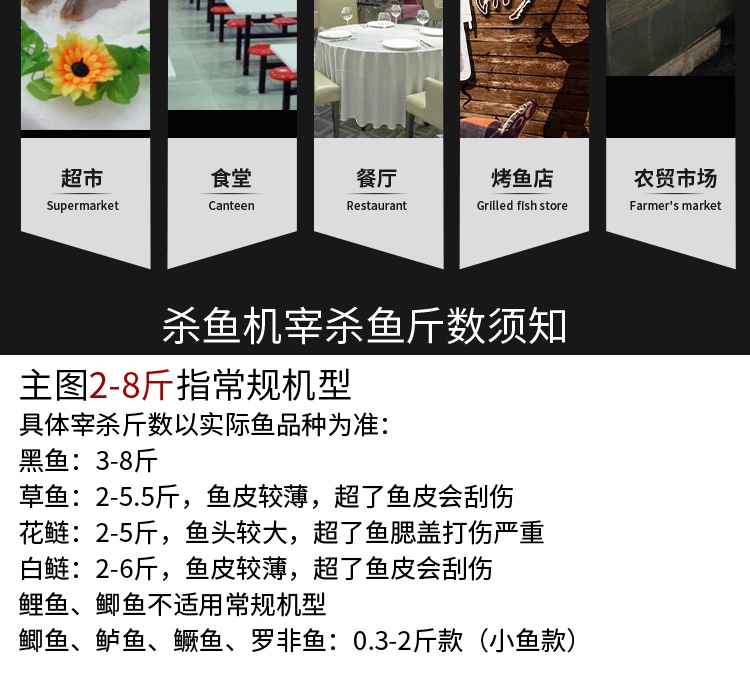 艾博馳牌ABCH-18開肚去鱗殺魚機9